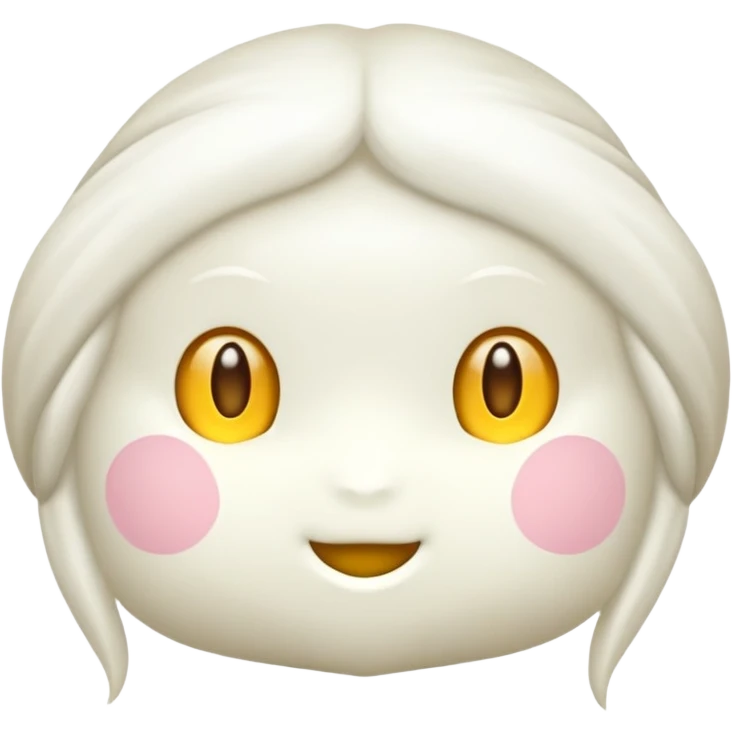 Белая галочка на голубом круглом фоне emoji