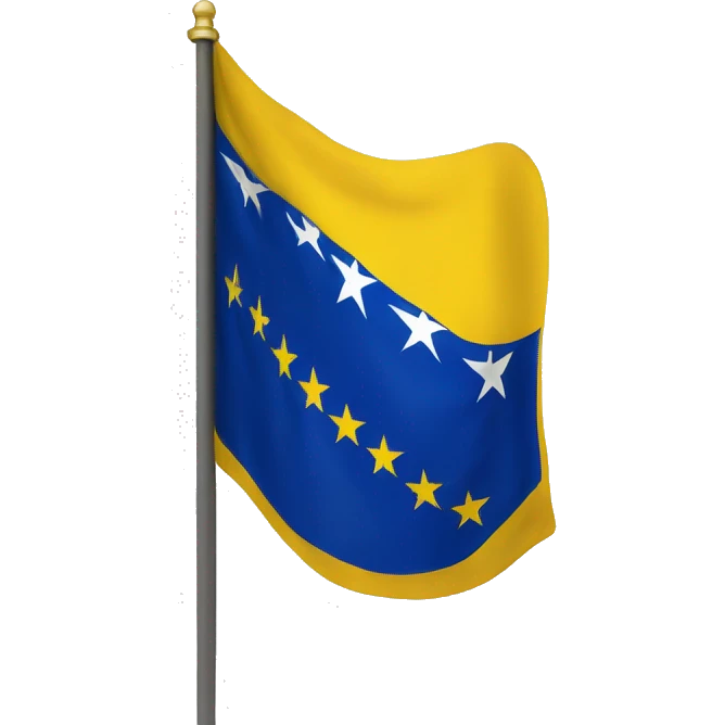 bosnian flag 1992-1995 emoji