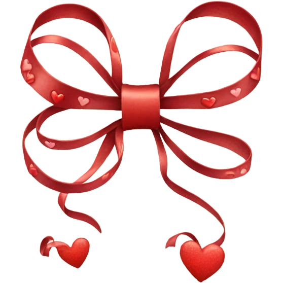 bow with hearts  emoji
