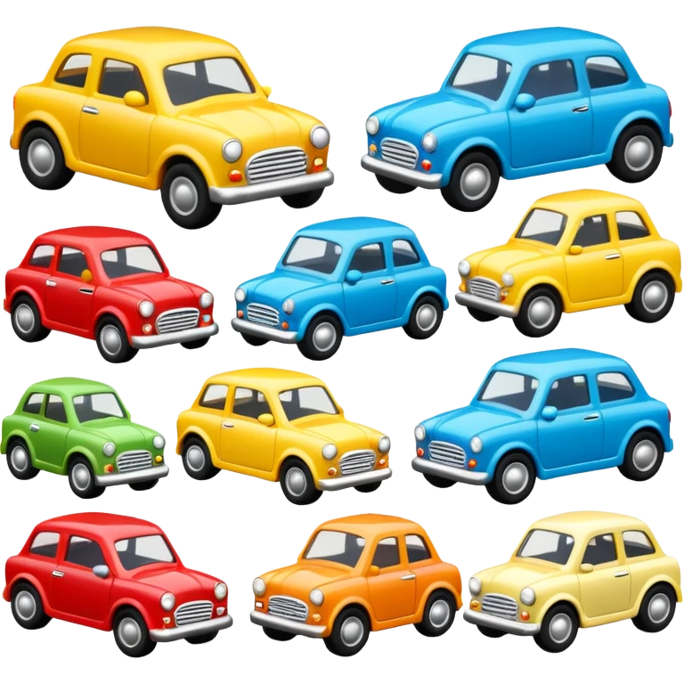 Toy cars emoji