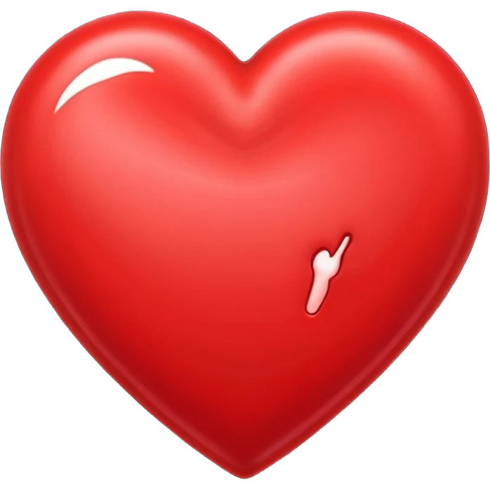 red beating heart symbolizing love emoji