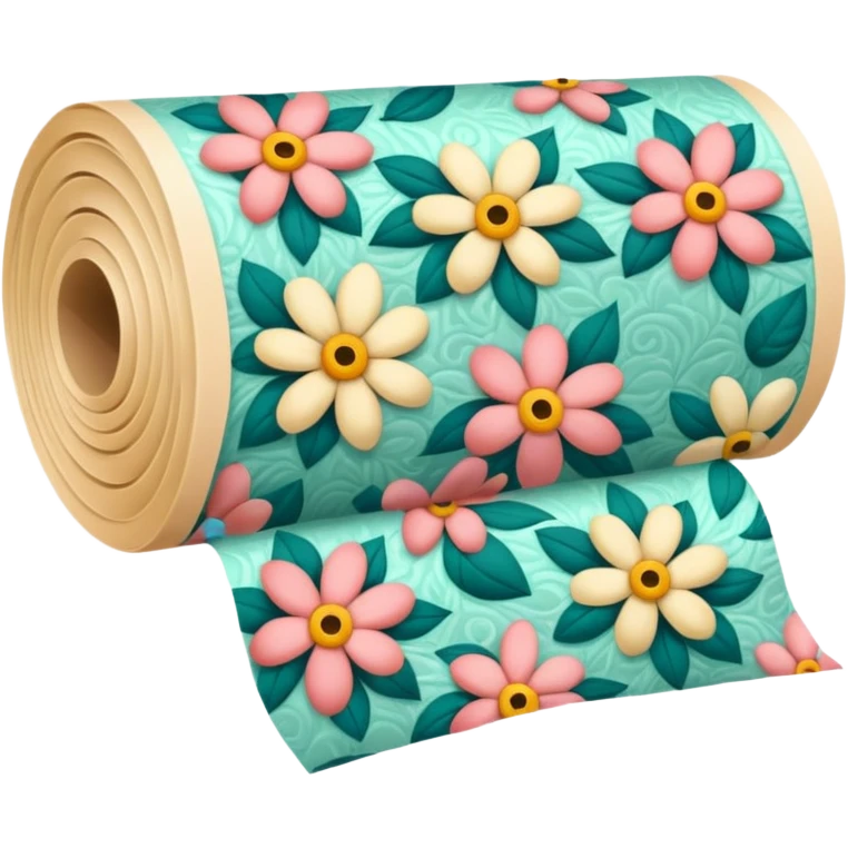 A roll of wallpaper  emoji