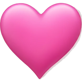 Pink heart emoji