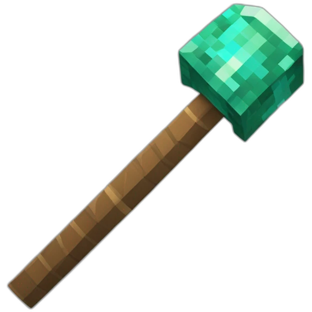 Minecraft pickaxe emoji