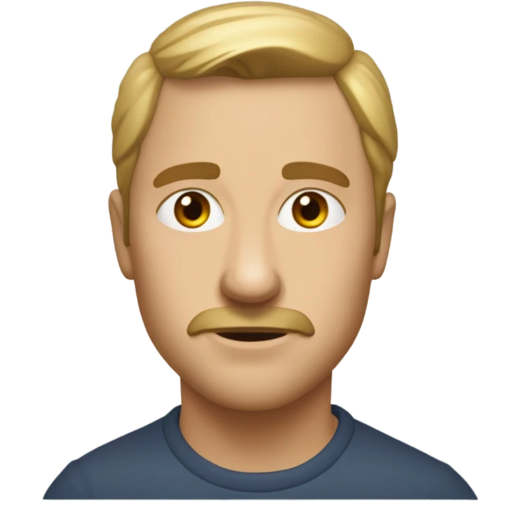 Русая девушка с голубыми глазами  emoji
