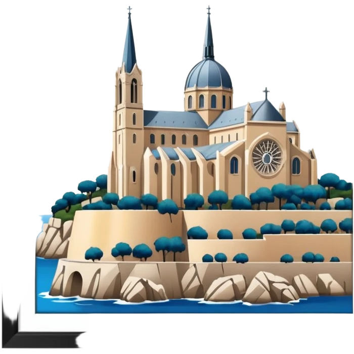 Notre dame Marseille emoji