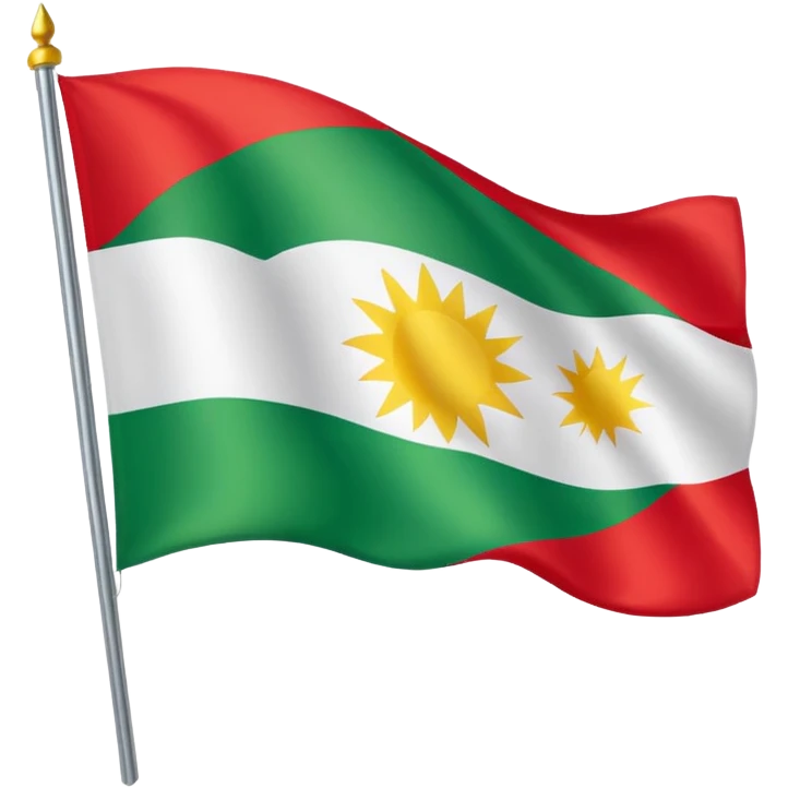 Kurdistan flag emoji emoji