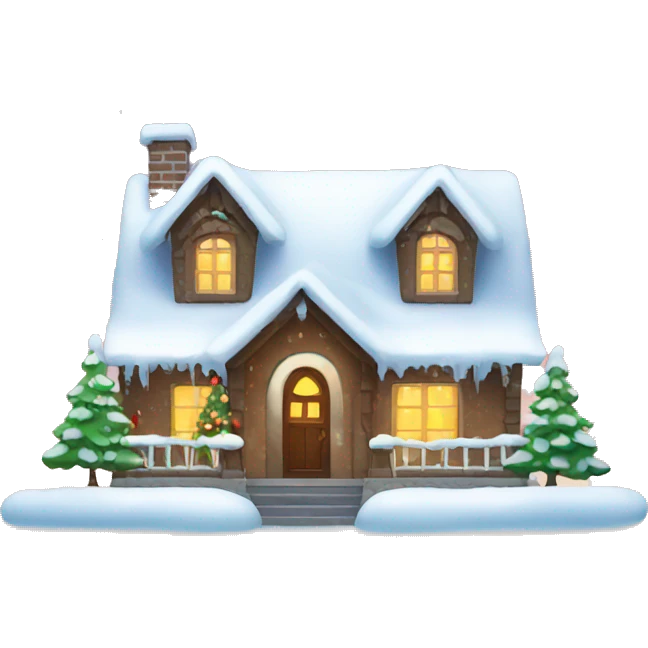 christmas home emoji