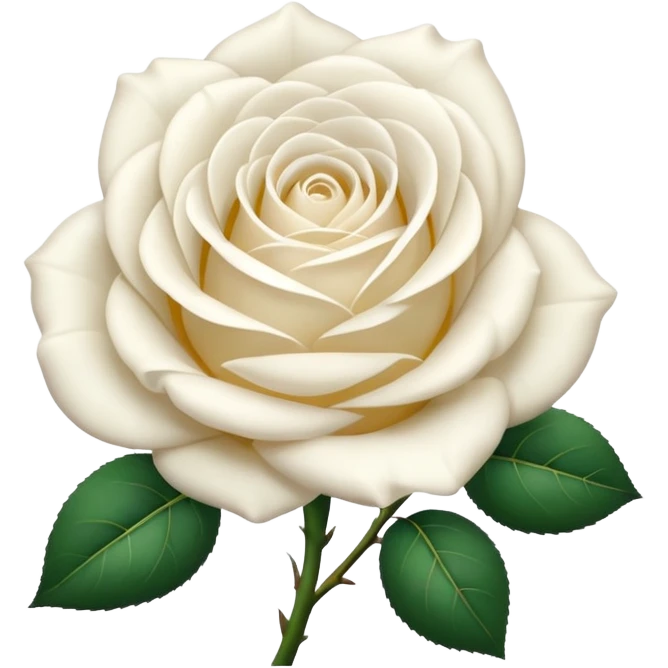 white rose emoji
