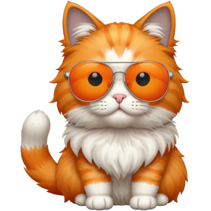 Cat wearing sunglasses emoji