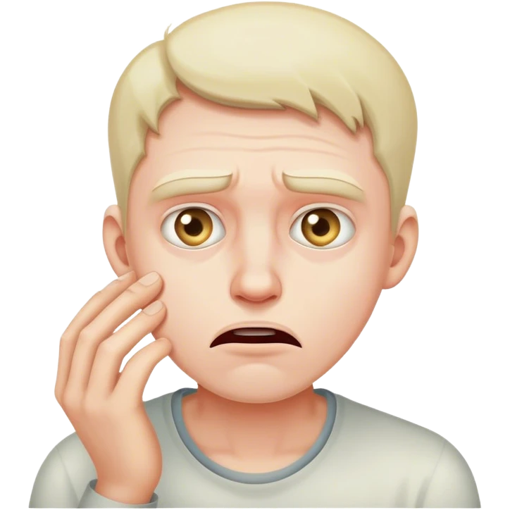 Guy Searching Solution desperate emoji