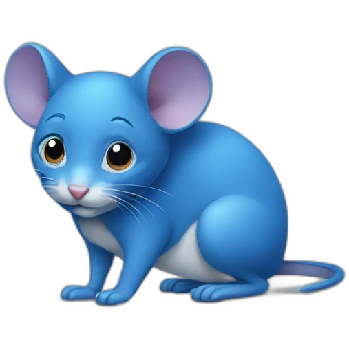 blue mouse emoji