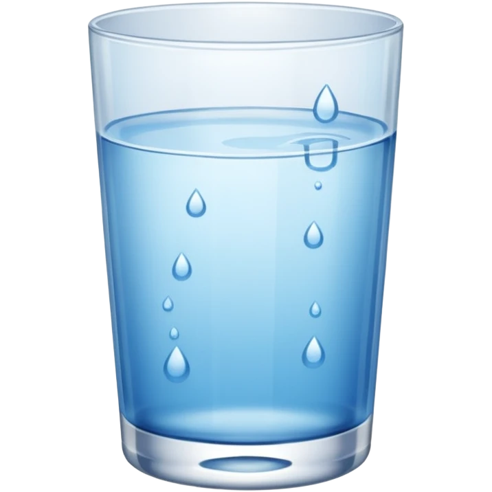 glass of water emoji