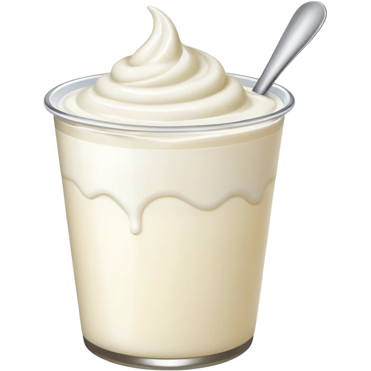 a cup of yoghurt emoji