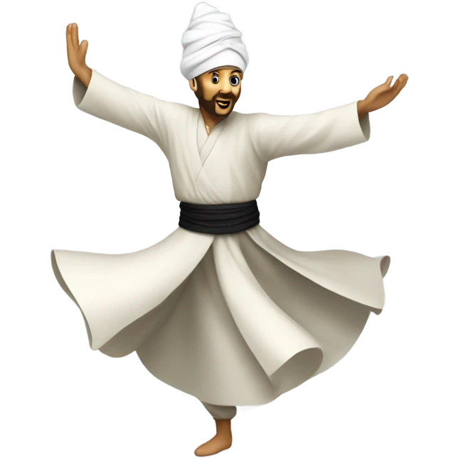 create sufi whirling dervish emoji symbol emoji