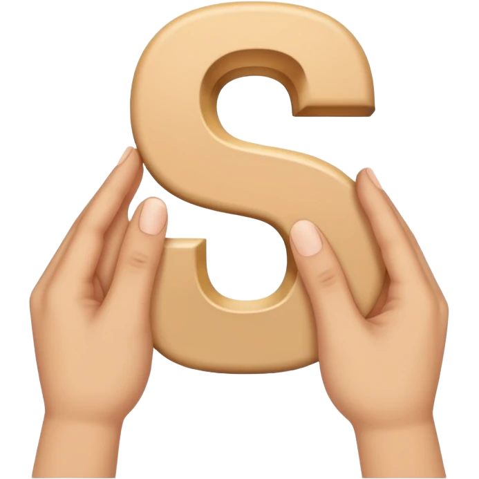 Make the letter S with hands

 emoji