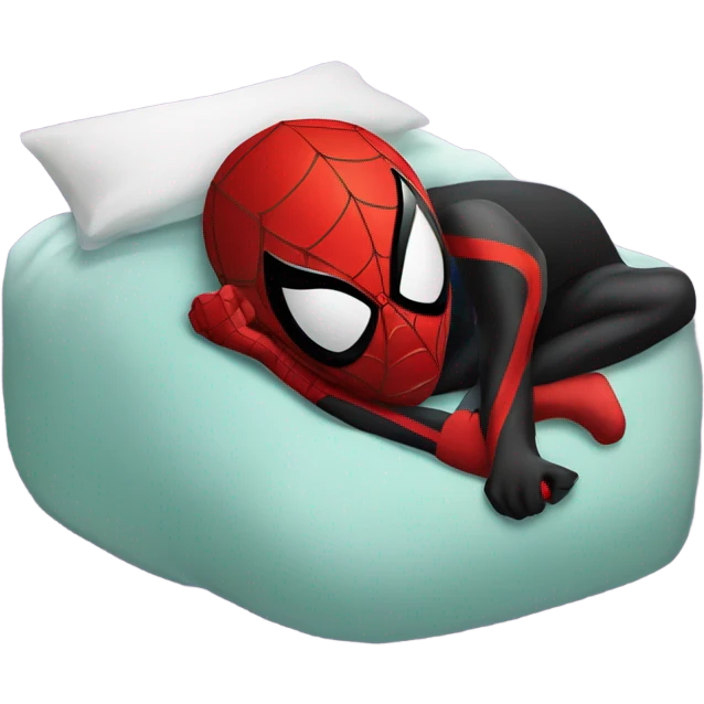 Miles spider man sleepimg emoji