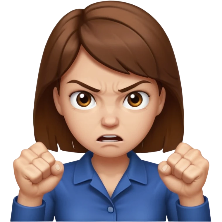 I'm very ungry female emoji