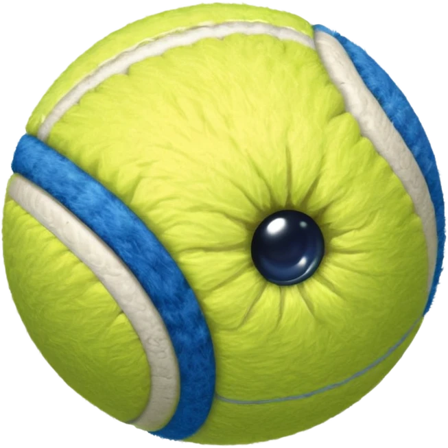 blue tennis ball emoji