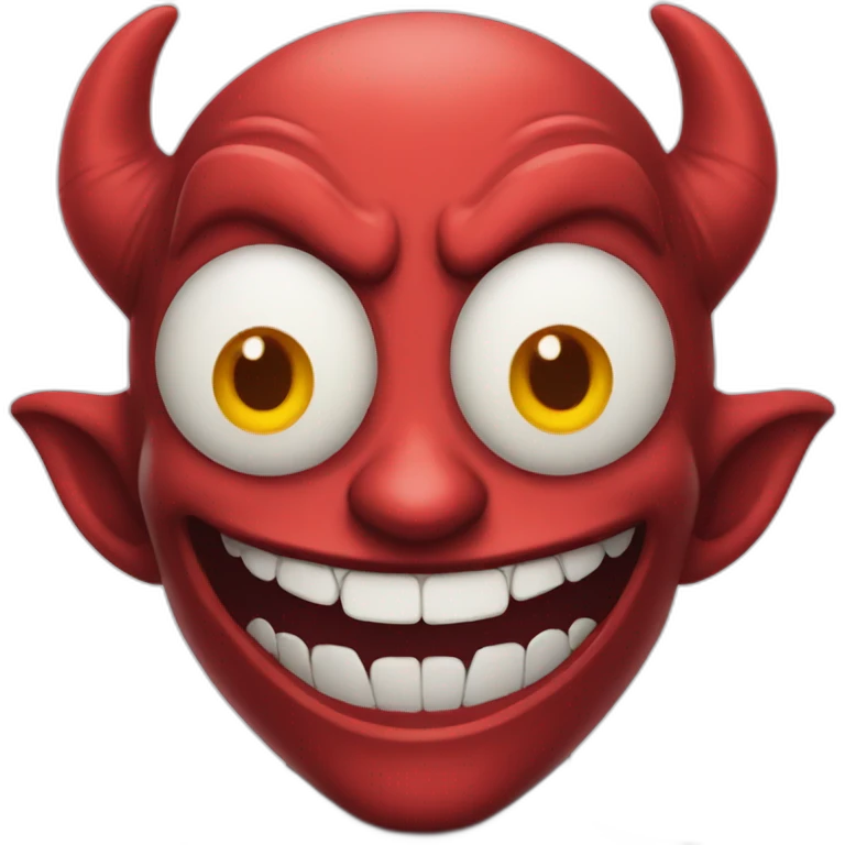 red goblin smile emoji