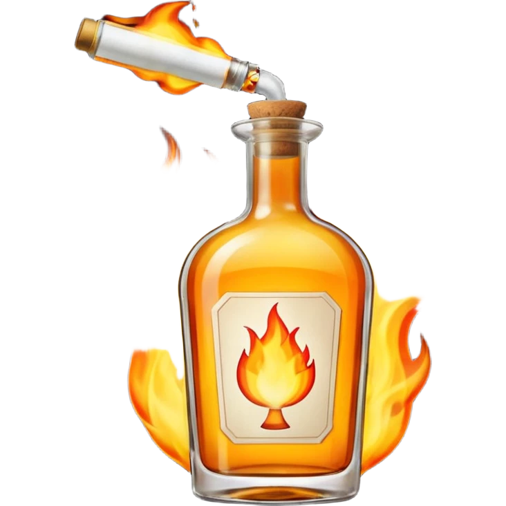 Cocktail molotov emoji