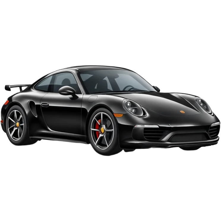 Black porsche emoji