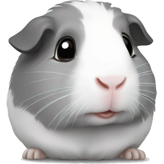 Guineapig white and grey emoji
