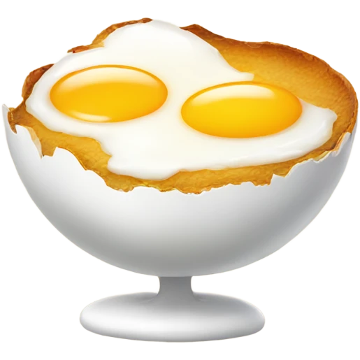 Cooked egg emoji