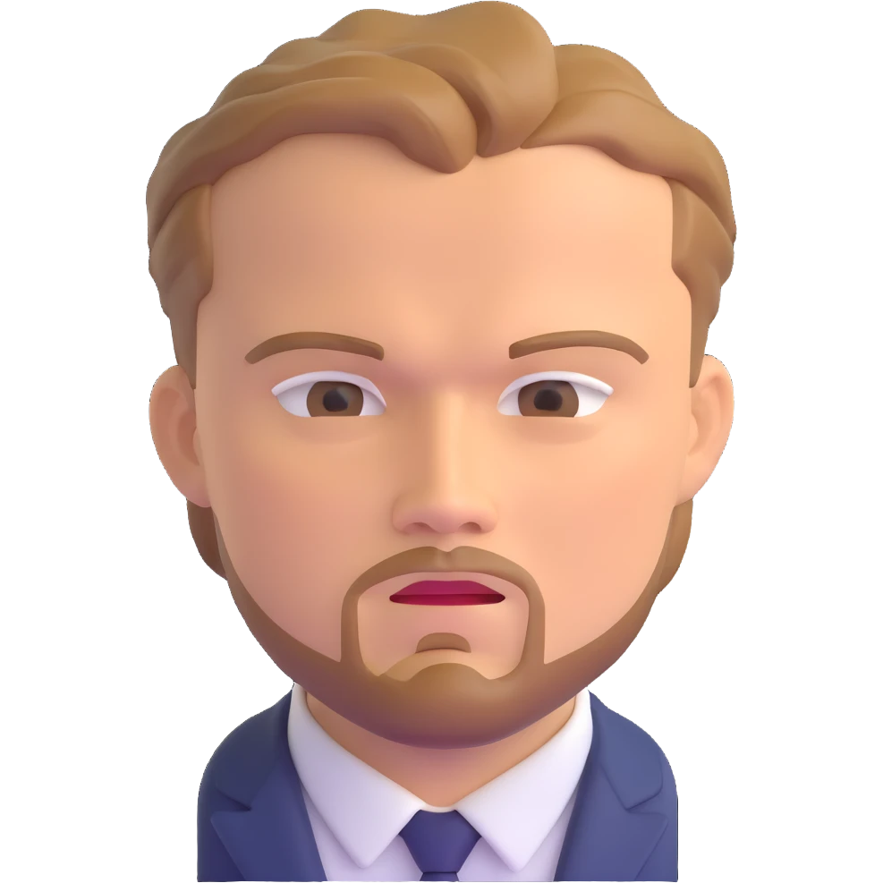 Leonardo DiCaprio upper body, shoulders and chest included emoji