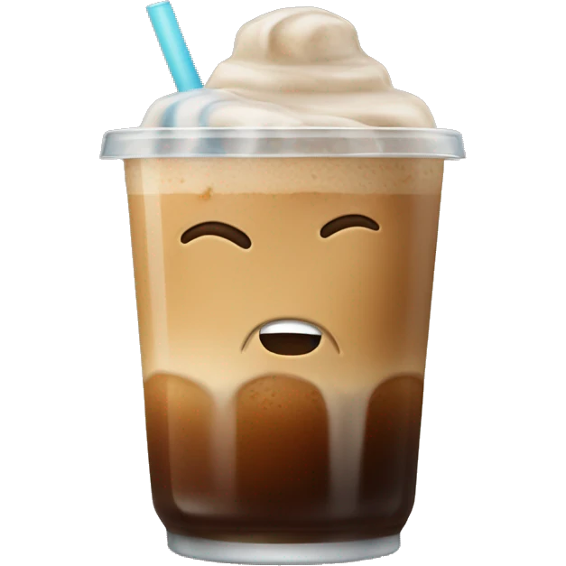 Iced coffee emoji