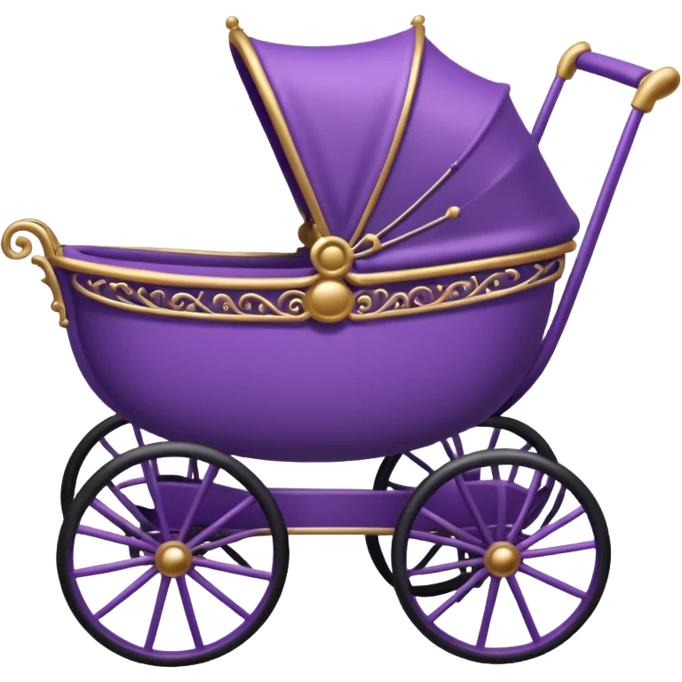 victorian purple baby carriage emoji