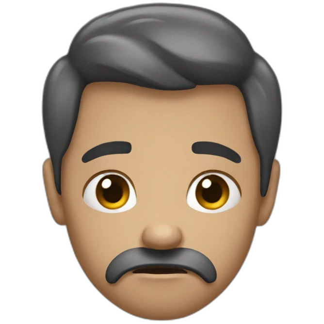 Discouraged emoji