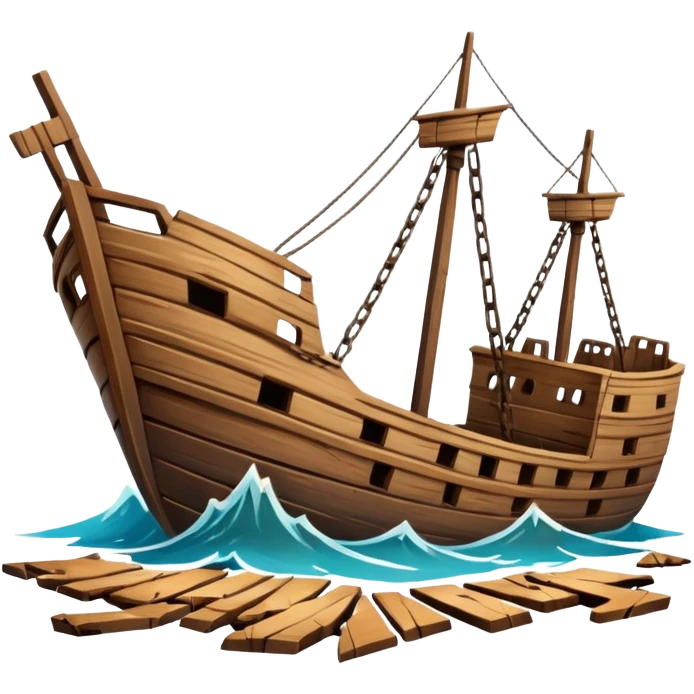 bateau naufrage emoji