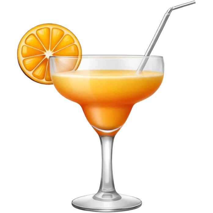 Mango daiqiri und nichts am glas schmücken emoji