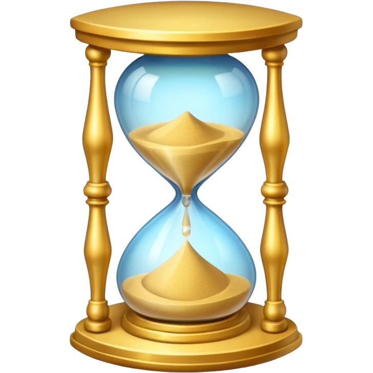 sablier lumineux emoji