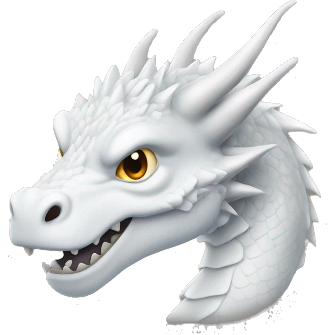 white dragon emoji