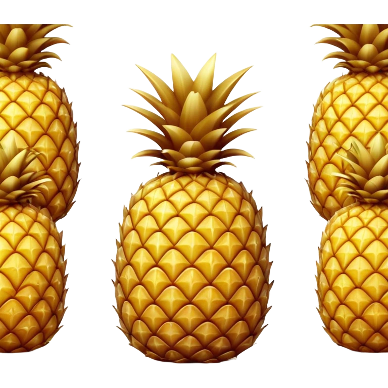 Hawaiian pineapple emoji