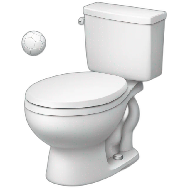 toilet football emoji