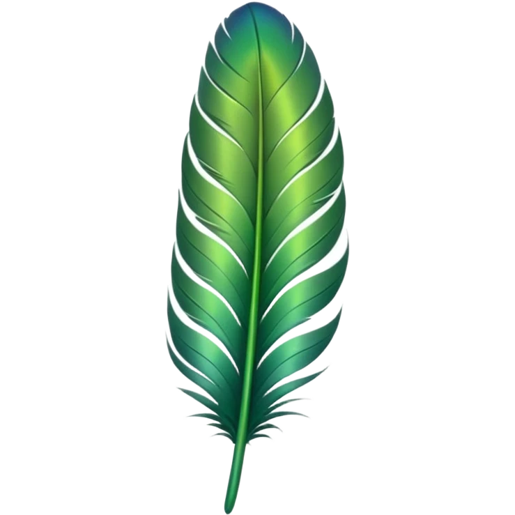 green bird feather

 emoji