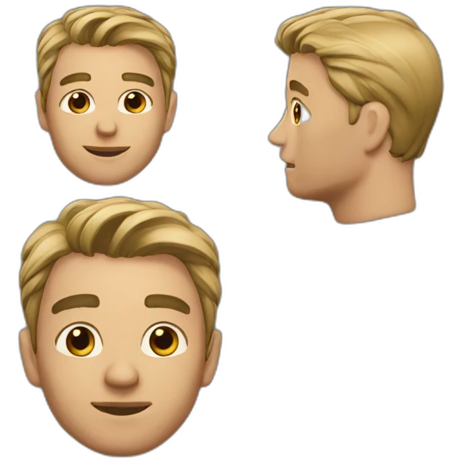 Very handsome emoji