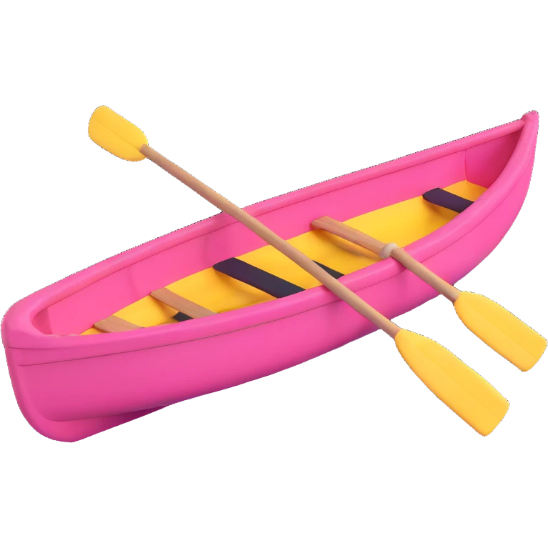 pink rowing boat emoji