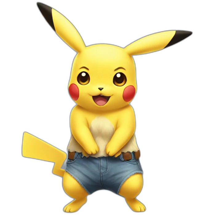 Tête Pikachu emoji