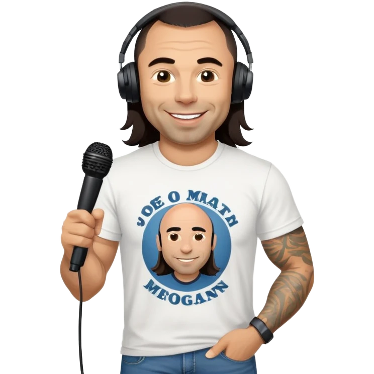 generate realistic detailed joe rogan podcast emoji