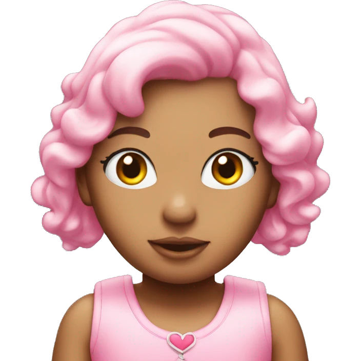 love pink with hello kitty in there emoji