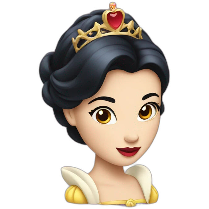 Snow White princess emoji