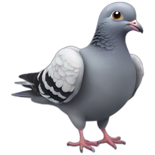 Pigeon love emoji