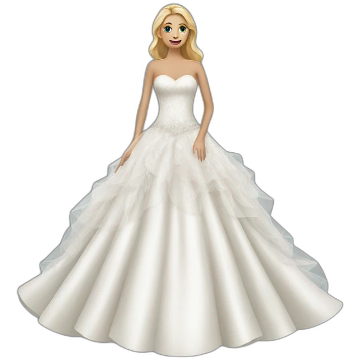 wedding dress emoji