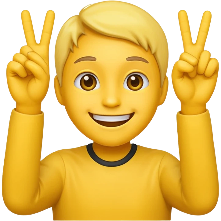 emoji holding 3 fingers up emoji