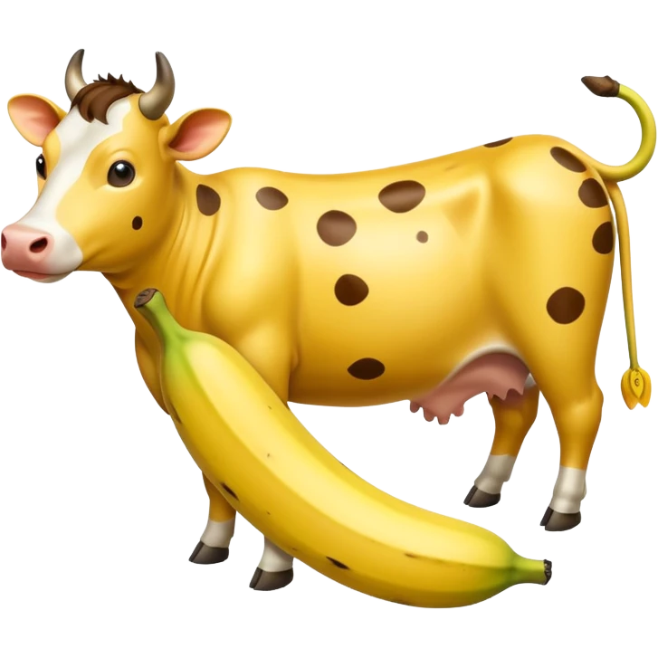 Banana cow emoji