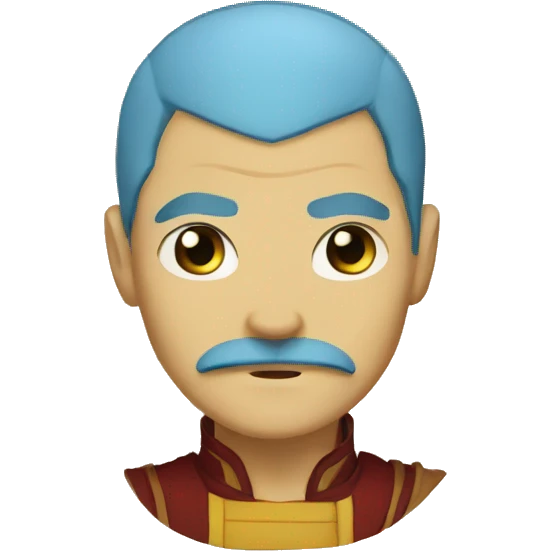 avatar the airbender with southern style moustache emoji